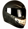 Cool Smiley Face Grinster Custom motorcycle helmet in durable  Matte black finish 0
